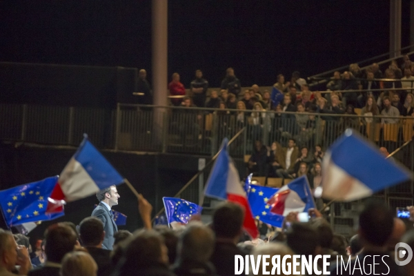 Emmanuel Macron en meeting à Lille