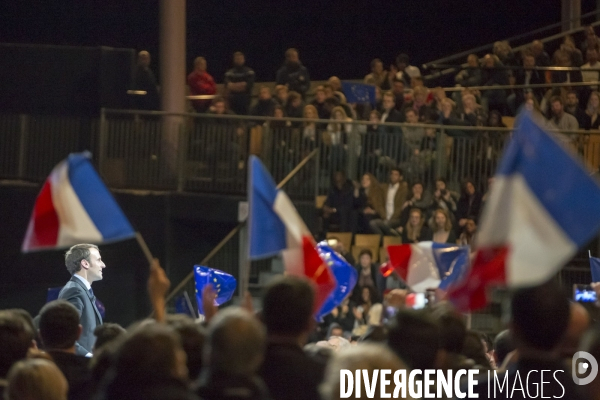 Emmanuel Macron en meeting à Lille