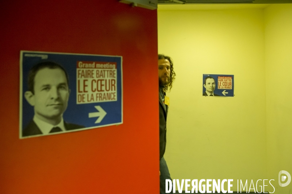 Benoît Hamon en meeting à Paris