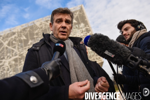 Arnaud Montebourg aux Mureaux pour les Primaires citoyennes pour l élection présidentielle