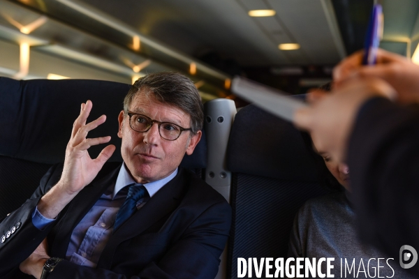 Vincent Peillon à Tours. Campagne pour les Primaires citoyennes.