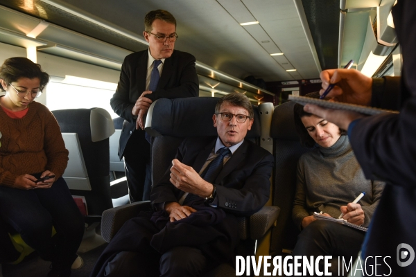 Vincent Peillon à Tours. Campagne pour les Primaires citoyennes.