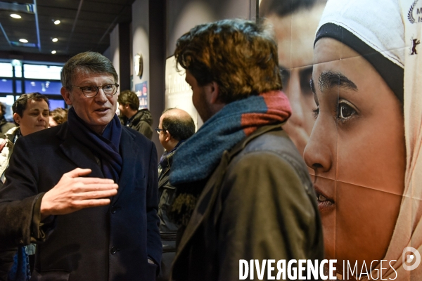 Vincent Peillon à Tours. Campagne pour les Primaires citoyennes.