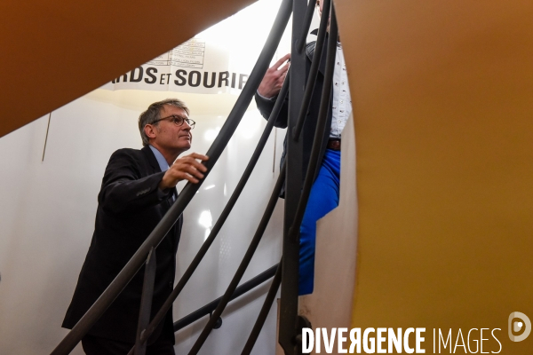 Vincent Peillon à Tours. Campagne pour les Primaires citoyennes.