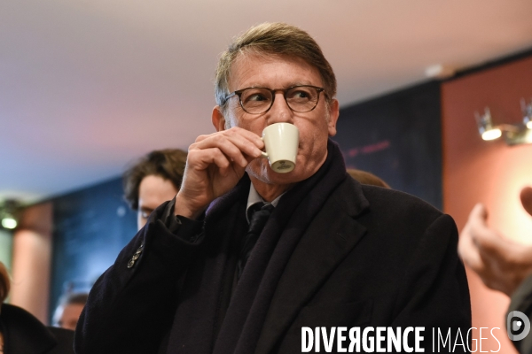 Vincent Peillon à Tours. Campagne pour les Primaires citoyennes.
