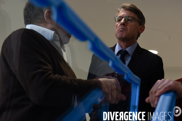 Vincent Peillon à Tours. Campagne pour les Primaires citoyennes.