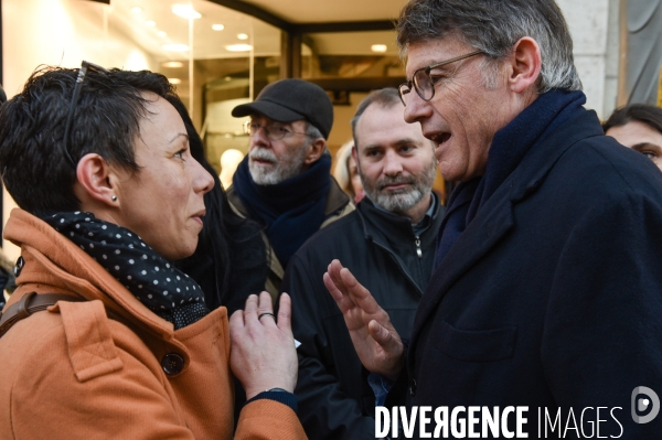 Vincent Peillon à Tours. Campagne pour les Primaires citoyennes.