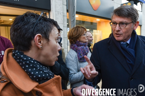 Vincent Peillon à Tours. Campagne pour les Primaires citoyennes.