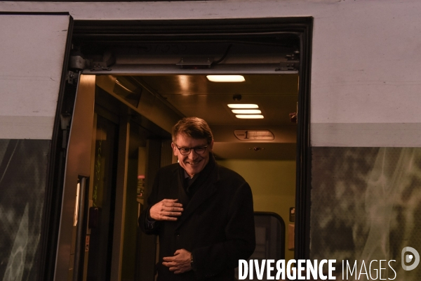 Vincent Peillon à Tours. Campagne pour les Primaires citoyennes.