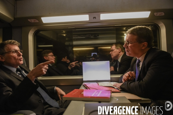 Vincent Peillon à Tours. Campagne pour les Primaires citoyennes.
