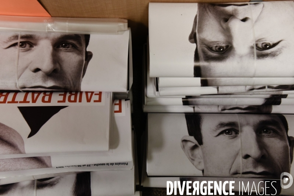 Benoît Hamon, 1er tour des Primaires citoyennes.
