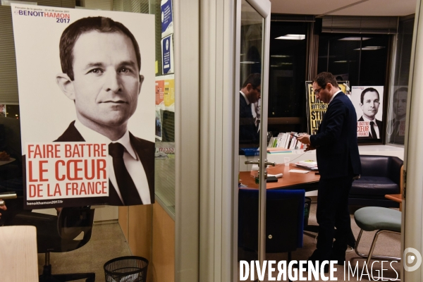 Benoît Hamon, 1er tour des Primaires citoyennes.