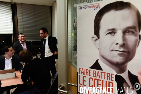 Benoît Hamon, 1er tour des Primaires citoyennes.