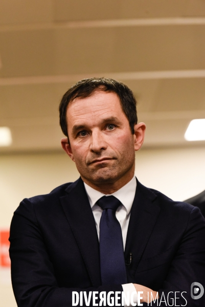 Benoît Hamon, 1er tour des Primaires citoyennes.