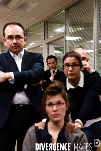 Benoît Hamon, 1er tour des Primaires citoyennes.