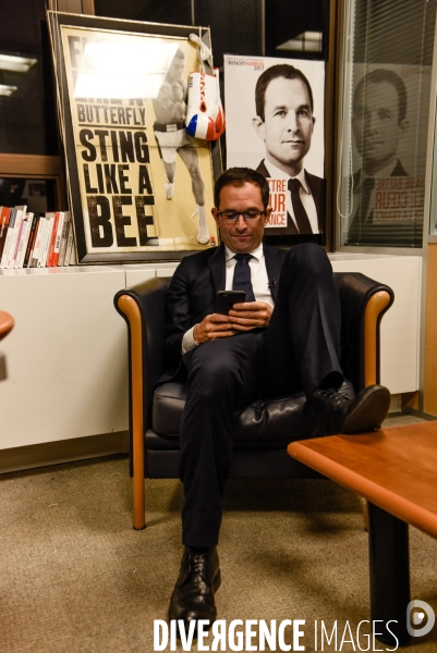 Benoît Hamon, 1er tour des Primaires citoyennes.