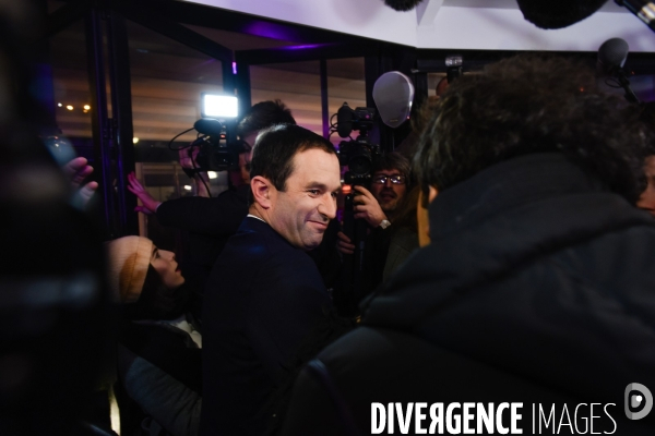 Benoît Hamon, 1er tour des Primaires citoyennes.