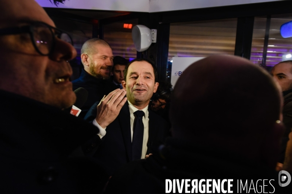 Benoît Hamon, 1er tour des Primaires citoyennes.