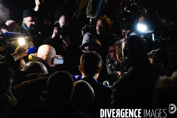 Benoît Hamon, 1er tour des Primaires citoyennes.