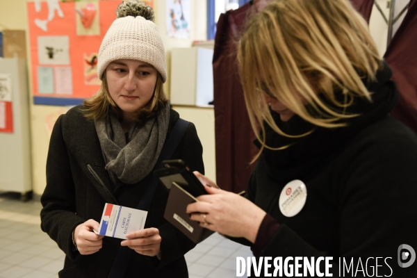 Bureau de vote des Primaires citoyennes de la gauche