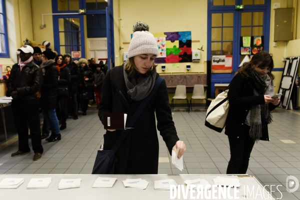 Bureau de vote des Primaires citoyennes de la gauche