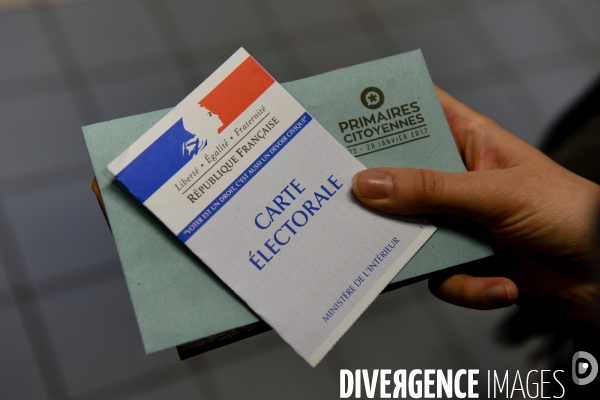 Bureau de vote des Primaires citoyennes de la gauche