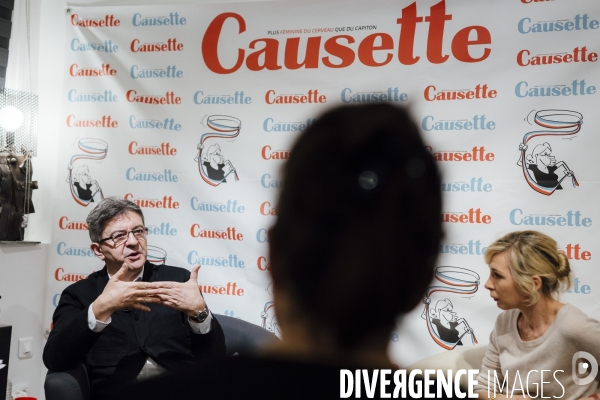 Débat du magazine Causette avec Jean-Luc Melenchon