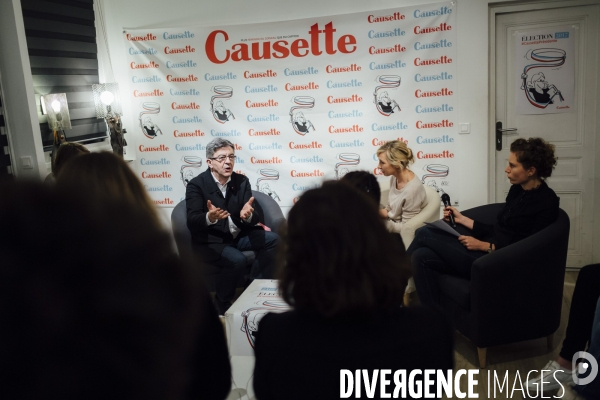 Débat du magazine Causette avec Jean-Luc Melenchon