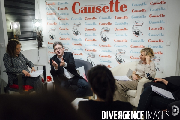 Débat du magazine Causette avec Jean-Luc Melenchon