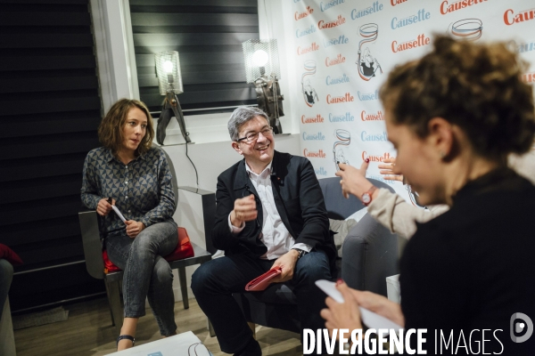 Débat du magazine Causette avec Jean-Luc Melenchon