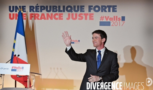 Déclaration de Manuel Valls après l  annonce de sa défaite aux primaires de gauche