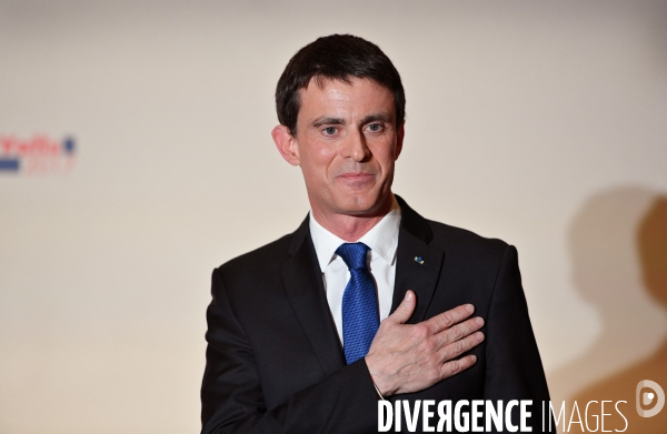 Déclaration de Manuel Valls après l  annonce de sa défaite aux primaires de gauche