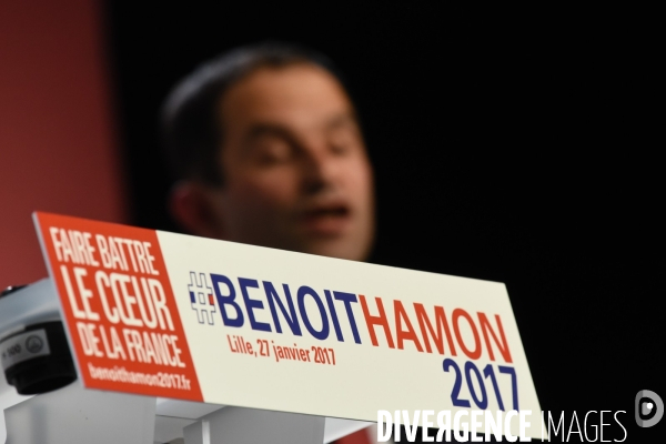 Benoît Hamon meeting de Lille