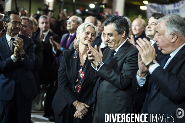 Meeting de François Fillon à la Villette.