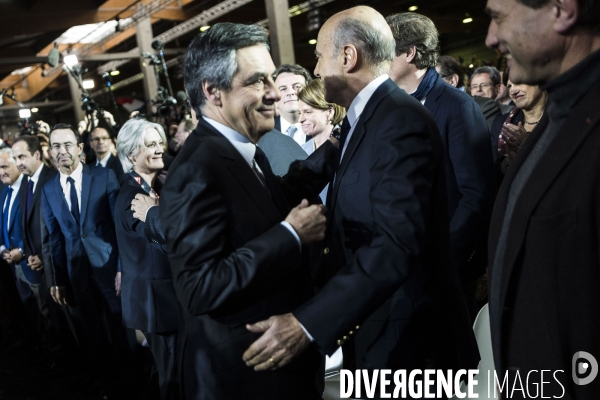 Meeting de François Fillon à la Villette.