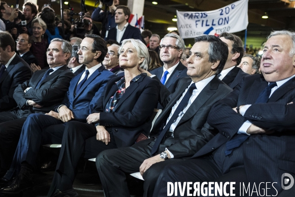 Meeting de François Fillon à la Villette.