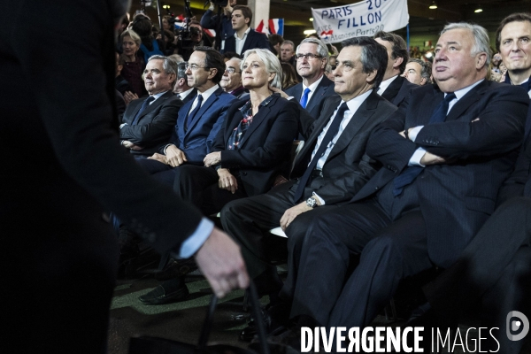 Meeting de François Fillon à la Villette.