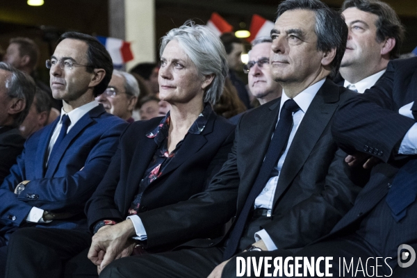 Meeting de François Fillon à la Villette.