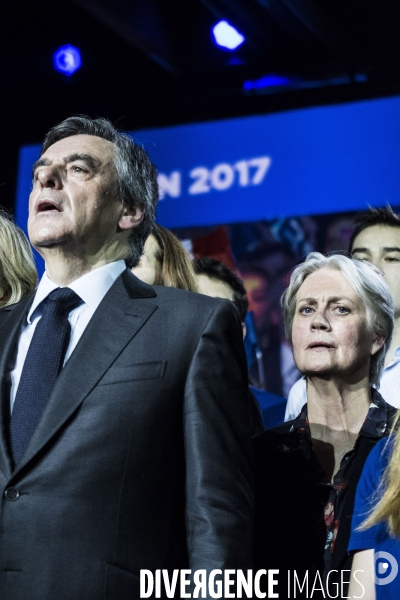 Meeting de François Fillon à la Villette.