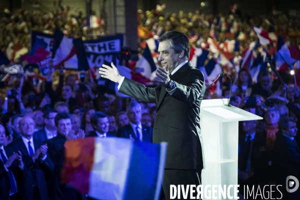 Meeting de François Fillon à la Villette.