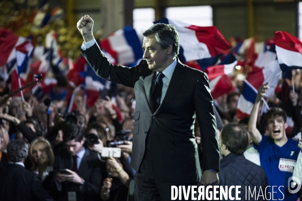 Meeting de François Fillon à la Villette.