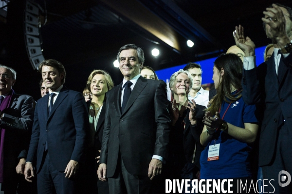 Meeting de François Fillon à la Villette.