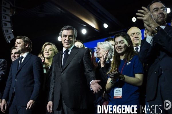 Meeting de François Fillon à la Villette.