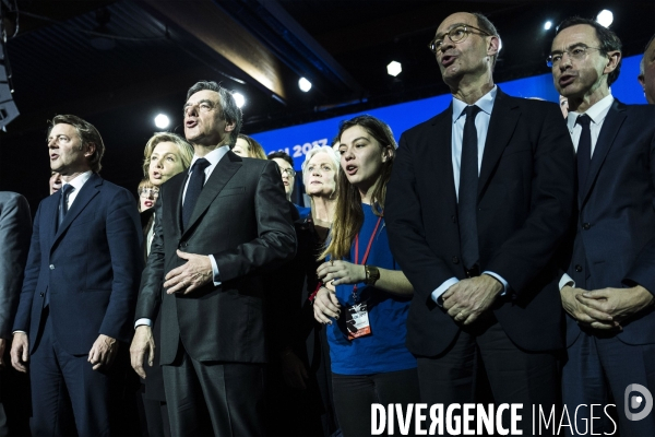 Meeting de François Fillon à la Villette.