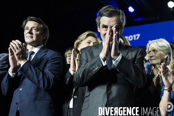 Meeting de François Fillon à la Villette.