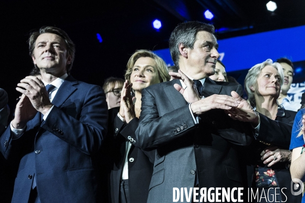 Meeting de François Fillon à la Villette.