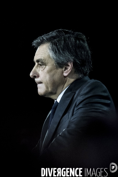 Meeting de François Fillon à la Villette.