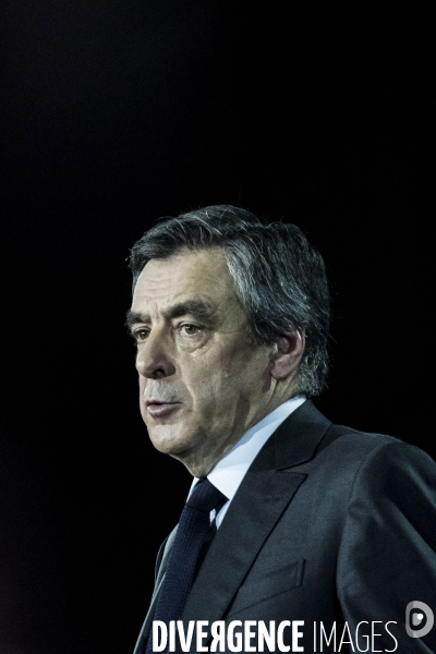 Meeting de François Fillon à la Villette.