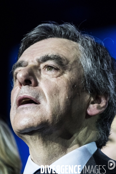 Meeting de François Fillon à la Villette.