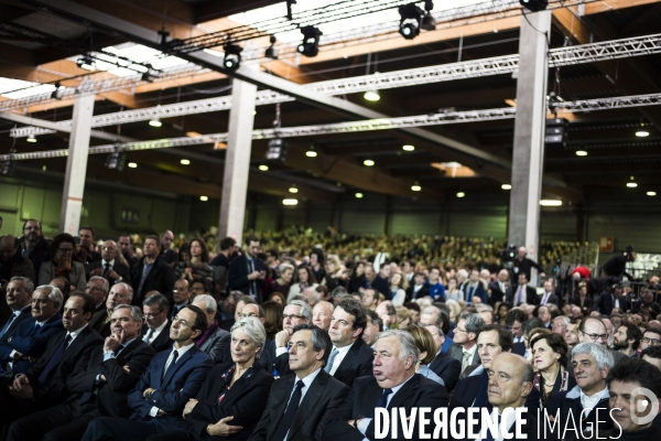 Meeting de François Fillon à la Villette.